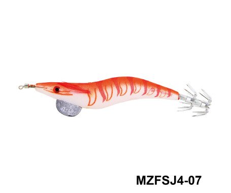 AQUA MARINE - Cloth Squid Jig Lure with Glow (4)